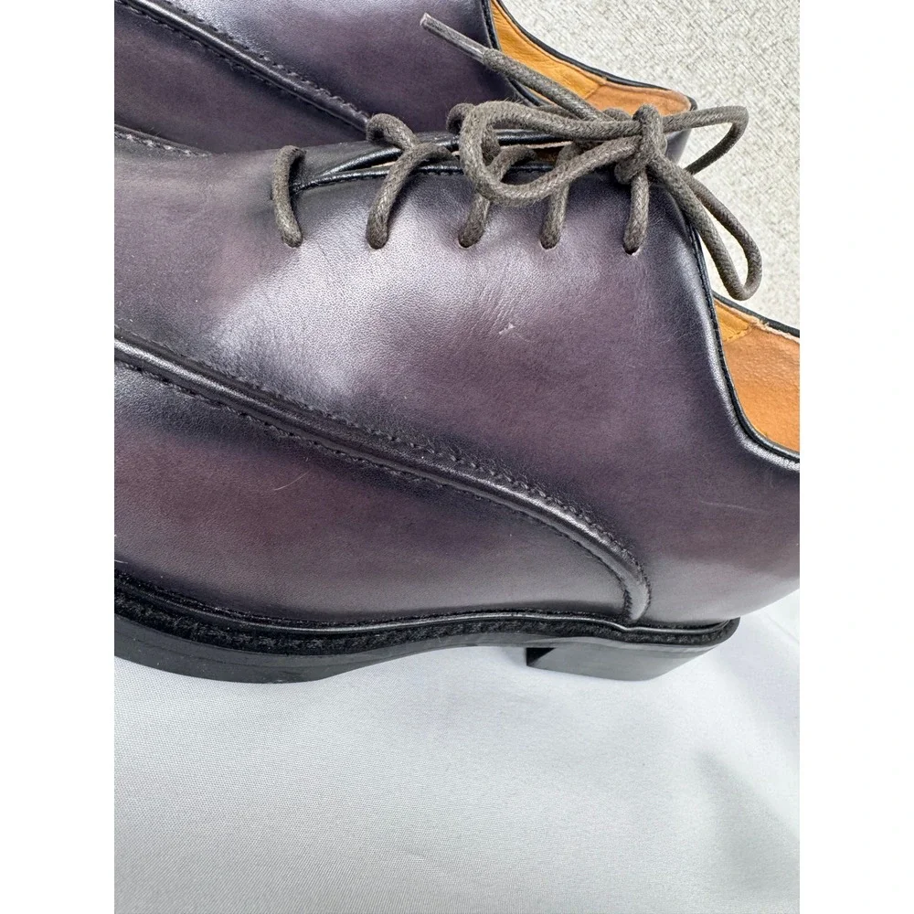 CMR Chamaripa Plum Elevator Derby Shoes Leather Height Increase ~2.7–3